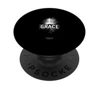 Grace by Grace Alone Ephesians 2 8 Croix PopSockets PopGrip Adhésif