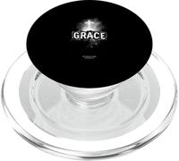 Grace by Grace Alone Ephesians 2 8 Croix PopSockets PopGrip pour MagSafe