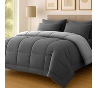 Grace Couette 10,5 tog pour des nuits chaudes et confortables - Toute l'année - Pour été, automne et hiver - Conçue au Royaume-Uni, hypoallergénique et lavable en machine (10,5 Tog/gris, lit super