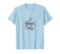 Grace for Days Colombe inspirante, Jésus T-Shirt, Homme, Bleu Céleste, XXL