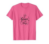Grace for Days Colombe inspirante, Jésus T-Shirt, Homme, Rose chiné, M