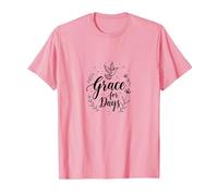 Grace for Days Colombe inspirante, Jésus T-Shirt, Homme, Rose, S