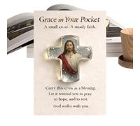 Grace in Your Pocket Cards - Daily Encouragement Set for Personal Reflection | Thick Paper Stock with Compact Size Design, Inspirational Message Deck, Carry Anywhere Mindfulness Support 3.15x2.36 in