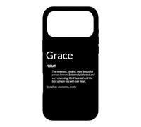 Grace is Kind Hearted Funny Name Definition Grace Coque pour iPhone 17 Pro Max