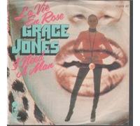 GRACE JONES - LA VIE EN ROSE 7" (45) GERMAN ISLAND 1977