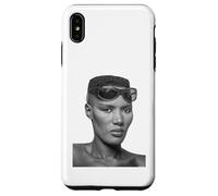 Grace Jones Singer Warm Leathering Era 1980 Allan Ballard Coque pour iPhone XS Max