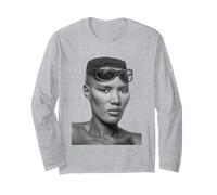 Grace Jones Singer Warm Leathering Era 1980 Allan Ballard Manche Longue