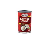 GRACE - Lait de Coco Onctueux pour Recettes Exotiques et Crémeuses, Boîte 400 ml - Le Lot De 4