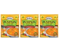 Grace Lot de 3 mélanges à soupe saveur citrouille 50 g