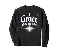 Grace m'a rendue Sobre AA Recovery Christian Sobriety Sweatshirt