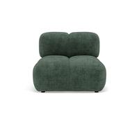 Grace - module d'assise en velours texturé - Vert