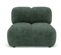 Grace - module d'assise en velours texturé - Vert