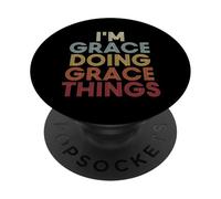Grace Name Grace Personalized Name First Given PopSockets PopGrip Adhésif