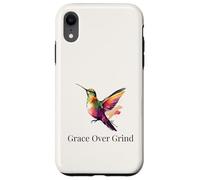Grace Over Grind Soft Life Motivation pour Le Bien-être des Femmes Coque pour iPhone XR