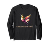 Grace Over Grind Soft Life Motivation pour Le Bien-être des Femmes Manche Longue