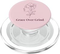 Grace Over Grind Soft Life Motivation pour Le Bien-être des Femmes PopSockets PopGrip pour MagSafe