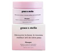 Grace & Stella - Masque Visage Femme Homme de Boue de la Mer Morte [120ml] - Skincare Vegan Détox - Soins Pour le Corps, Soins Pour le Visage Contre l'Acne, Peau Grasse et Point Noir