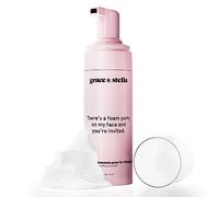 Grace & Stella - Mousse Nettoyante Visage (60ml) pour Peaux Sèches et Sensibles, Lauréat du Prix d'Excellence pour la Peau, Gel Moussant, Nettoie en Douceur et Hydrate, Nettoyant Visage Femme/Homme