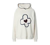 Grace Sweat-shirt 'Flower' crème / noir, Taille XS