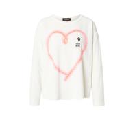 Grace Sweat-shirt 'Nicki' orange / rosé / noir / blanc, Taille S