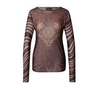 Grace T-shirt chocolat / taupe, Taille S