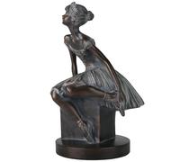 Grace4Joy Vineyard Carvings Figurine Danseuse Ballerine (Bronze Assise)