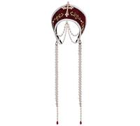 GRACEART Anne Boleyn Chapeau élisabéthain Tudor Coronet Hood Hat