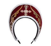 GRACEART Bonnet Anne Boleyn Élisabéthain Couvre-chef Tudor Coronet Capuche Chapeau (Style-3)