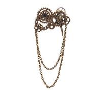 GRACEART Broche Horloge Vintage Steampunk Gears