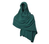 GRACEART Châle écharpe à capuche médiéval style magicien mage costume cape enveloppant avec broche