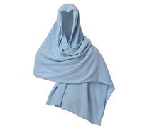 GRACEART Châle post-apocalyptique châle châle shaman capote médiéval costume écharpe, 12-Bleu ciel, taille unique
