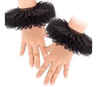 GRACEART Elisabéthain Poignet Ruffs Ébouriffé Manchette Pitre Bras Bandes