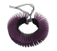 GRACEART Elizabethan Dickens Collier clown à col volanté, violet, taille unique