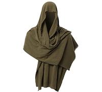 GRACEART Envoyer Apocalyptique Châle Chaman Capuche Avec Broche Epingle, Vert militaire, 230cm X 130cm