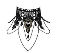 GRACEART Femme Gothique Lace Collier Tour de cou