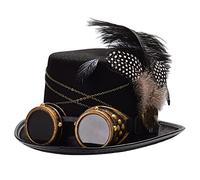 GRACEART Femme Steampunk Haut Chapeau