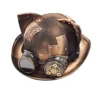 GRACEART Femmes Chat Oreilles Steampunk Chapeau - Taille Unique - Couleur Bronze