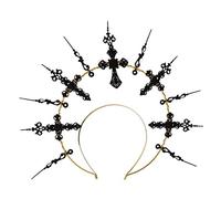 GRACEART Femmes Masquerade Couronne Sunburst Halo Couronne Bandeau Femmes Bandeau Parti Costume Accessoires (A)