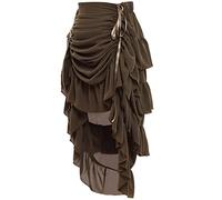 GRACEART Femmes Victorien Steampunk Jupe (Large, Vert)