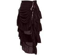 GRACEART Femmes Victorien Steampunk Jupe (X-Large, Marron)