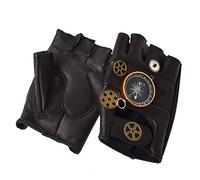 GRACEART Gants Steampunk gothique Hommes Fingerless Mittens (boussole)