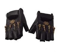 GRACEART Gants Steampunk gothique Hommes Fingerless Mittens (crâne d'oiseau)