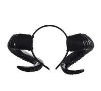 GRACEART Gothique RAM Cornes Bandeau Cheveux Accessoires (Noir-2)