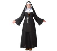 GRACEART Halloween Déguisement Femme Nonnes Robe de Costume (2XL)