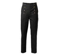 GRACEART Homme Steampunk Pantalon Gothique Punk Vampire Cosplay Pants (L, Noir)