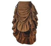 GRACEART Jupe victorienne steampunk pour femmes, déguisement de pirate burlesque, Taille L