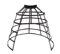 GRACEART Jupon de Mariée en Crinoline Jupon 5 Cerceau (Noir)