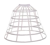 GRACEART Lolita Jupe de cerceaux Jupon Sacoche Cage Jupe bordereaux de Mariage (Blanc) Taille Unique