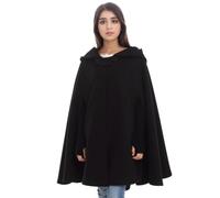 GRACEART Longue Cape à Capuche Poncho Veste Blouson Manteau Robes Chaude