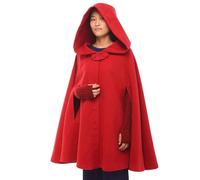 GRACEART Longue Cape à Capuche Poncho Veste Blouson Manteau Robes Chaude